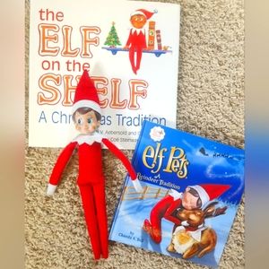 Elf on the Shelf with the original book and extra book